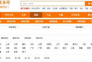 公共安全裝備網免費的【中標通】標訊大數據分析服務