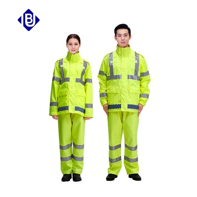 交通雨衣戶外騎行服防護服反光衣 交通沖鋒衣