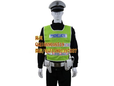 交警黃網LED反光背心