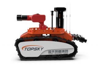【視頻】這款消防機器人，可以滅火偵察，更可以運輸救援器材
