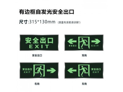 右向安全出口指示牌（無邊框款） 安全指示牌