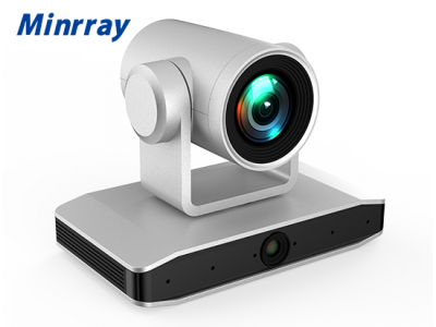 明日實業Minrray 4K智能雙目跟蹤攝像機UV490 特寫全景雙一體化 語音定位跟蹤