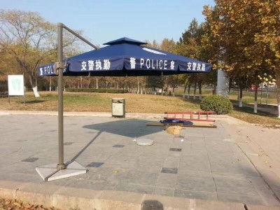 警用戶外執勤崗亭傘 直徑2.6米戶外執勤崗亭傘