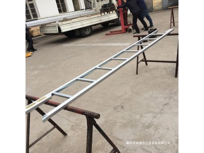 鋁合金單杠梯應急救援金屬掛鉤梯消防訓練掛鉤單直梯加厚