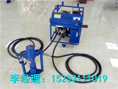 應急搶險液壓打樁機，一份鐘可快速打1米的植樁機