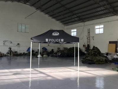 3*3米警用側桿雙層警用遮陽傘