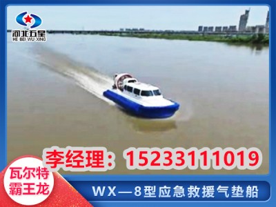 不受極端氣溫影響-都能快速應急搶險的霸王龍氣墊船